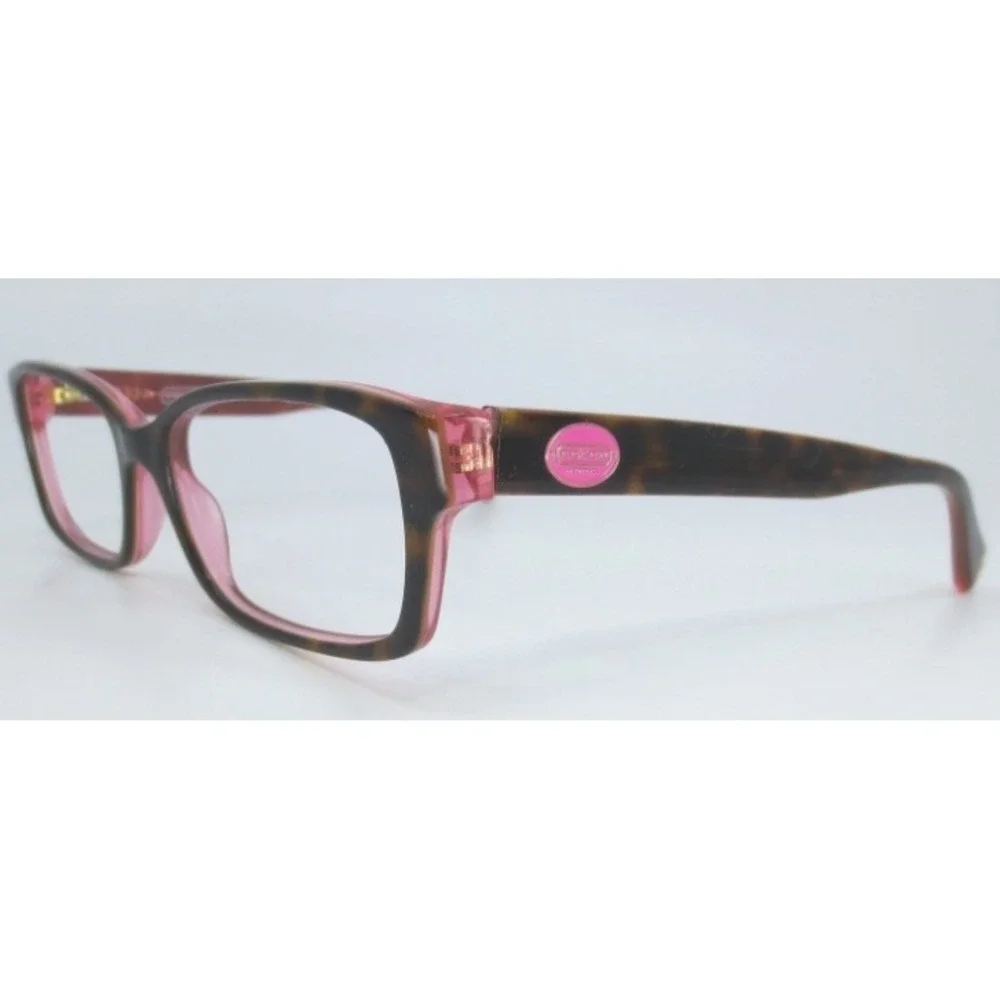 Coach HC 6040 Brooklyn Eyeglasses Tortoise Pink Rectangular Frame 5115 52-16-135